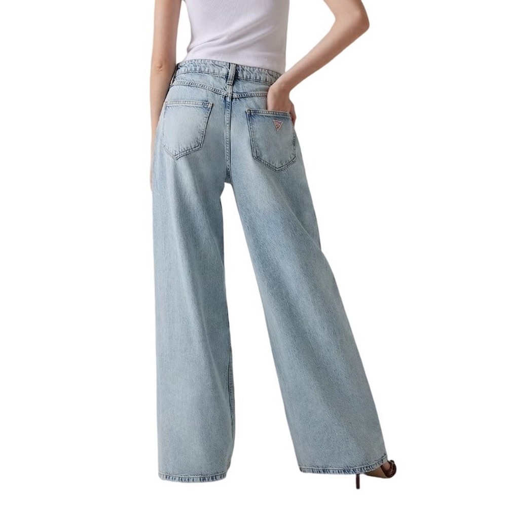 GUESS BELLFLOWER ΠΑΝΤΕΛΟΝΙ ΓΥΝΑΙΚΕΙΟ LIGHT DENIM