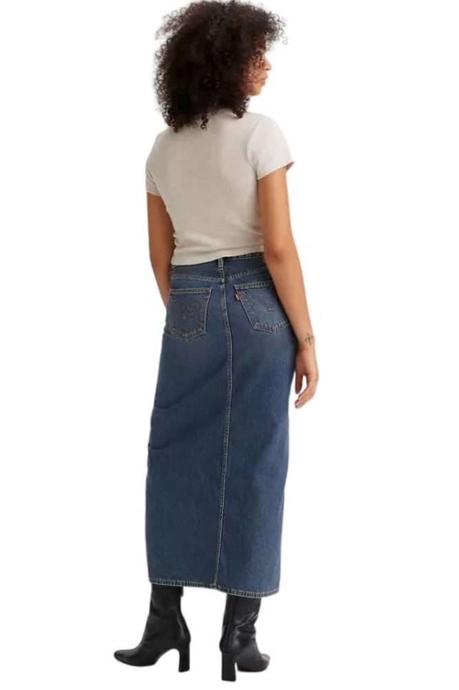 LEVIS ANKLE COLUMN SKIRT A75120005 ΦΟΥΣΤΑ ΓΥΝΑΙΚΕΙΑ DARK INDIGO