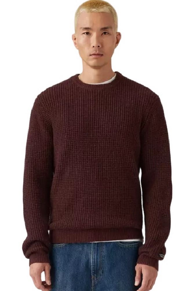 LEVIS PRESIDIO CREW ΜΠΛΟΥΖΑ ΠΛΕΚΤΗ ΑΝΔΡΙΚΗ BORDEAUX