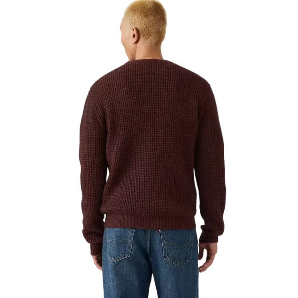 LEVIS PRESIDIO CREW ΜΠΛΟΥΖΑ ΠΛΕΚΤΗ ΑΝΔΡΙΚΗ BORDEAUX