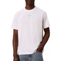 CALVIN KLEIN JEANS EASY 20S RETRO CALVIN BACK GR T-SHIRT ΜΠΛΟΥΖΑ ΑΝΔΡΙΚΗ BRIGHT WHITE