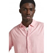 PEPE JEANS LONDON PAYTTON ΠΟΥΚΑΜΙΣΟ ΑΝΔΡΙΚΟ PINK