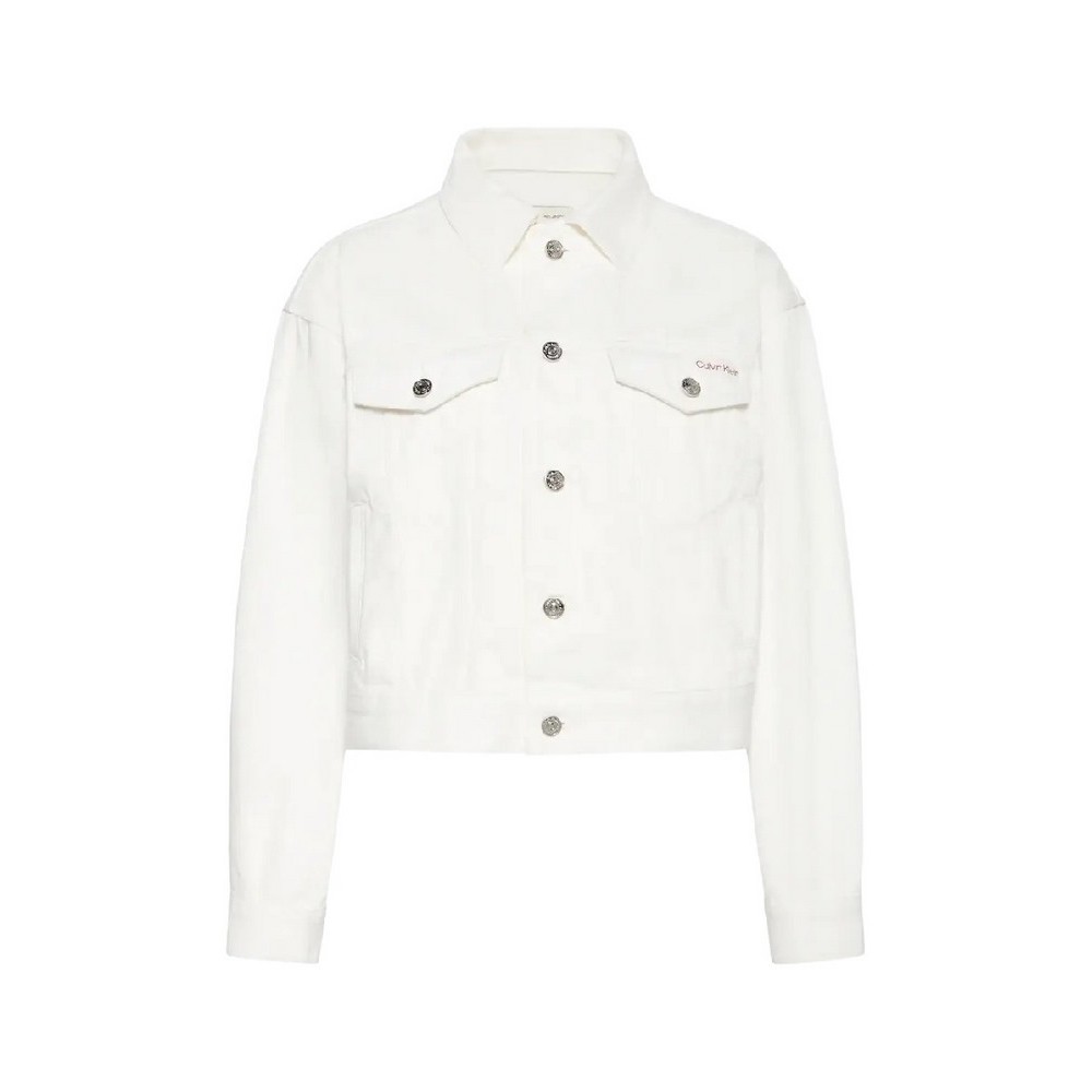 CALVIN KLEIN JEANS 90S TRUCKER ΜΠΟΥΦΑΝ ΓΥΝΑΙΚΕΙΟ WHITE