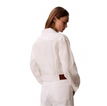 CALVIN KLEIN JEANS 90S TRUCKER ΜΠΟΥΦΑΝ ΓΥΝΑΙΚΕΙΟ WHITE