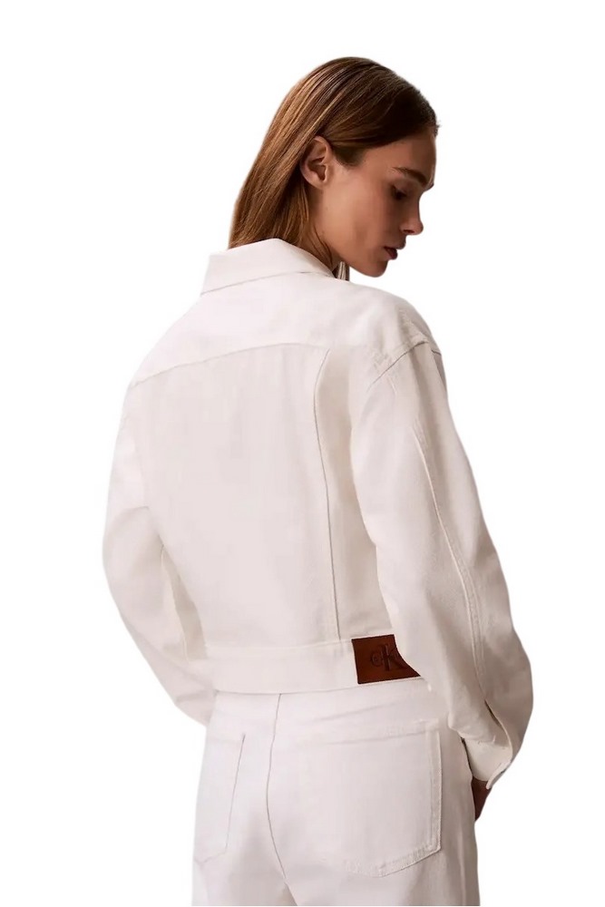 CALVIN KLEIN JEANS 90S TRUCKER ΜΠΟΥΦΑΝ ΓΥΝΑΙΚΕΙΟ WHITE