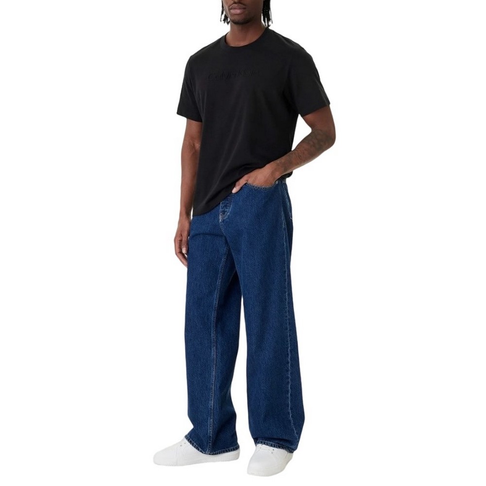 CALVIN KLEIN 20S EU WHOLESALE SPORTSWEAR GRAP T-SHIRT ΜΠΛΟΥΖΑ ΑΝΔΡΙΚΗ BLACK