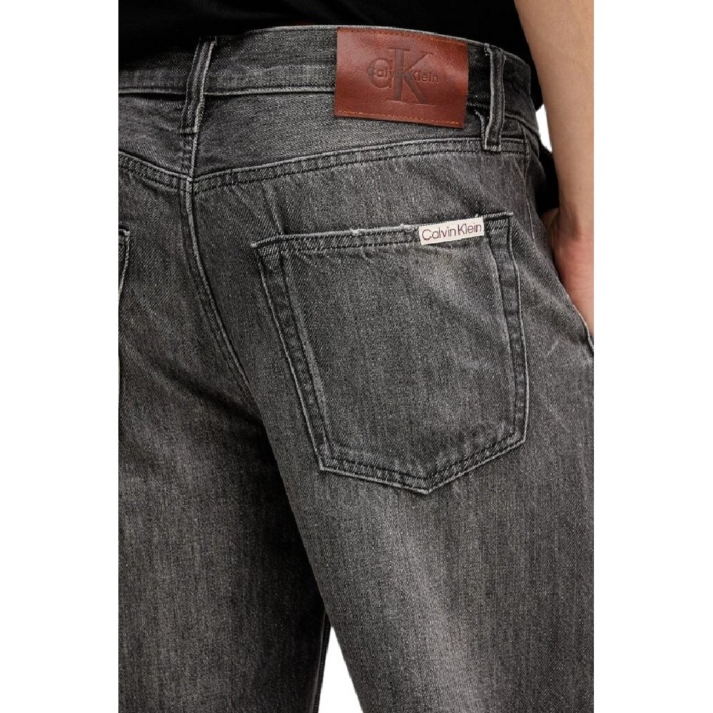 CALVIN KLEIN JEANS EASY FIT TUMBLED BLACK JEAN ΠΑΝΤΕΛΟΝΙ ΑΝΔΡΙΚΟ BLACK