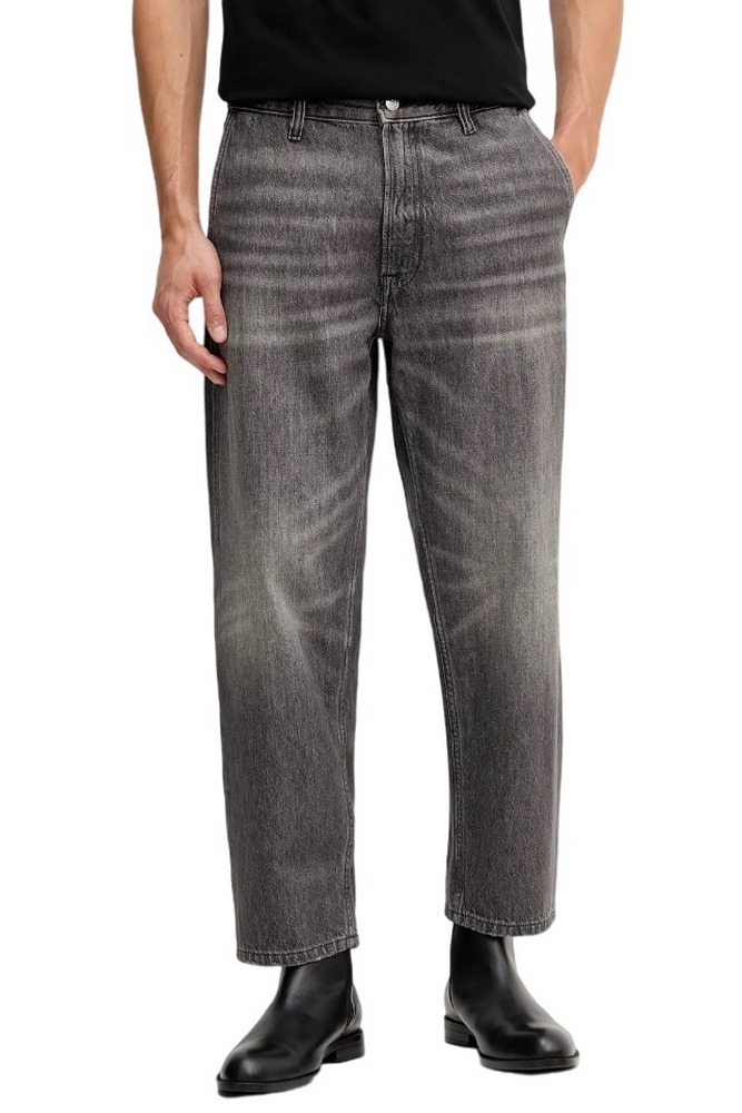 CALVIN KLEIN JEANS EASY FIT TUMBLED BLACK JEAN ΠΑΝΤΕΛΟΝΙ ΑΝΔΡΙΚΟ BLACK