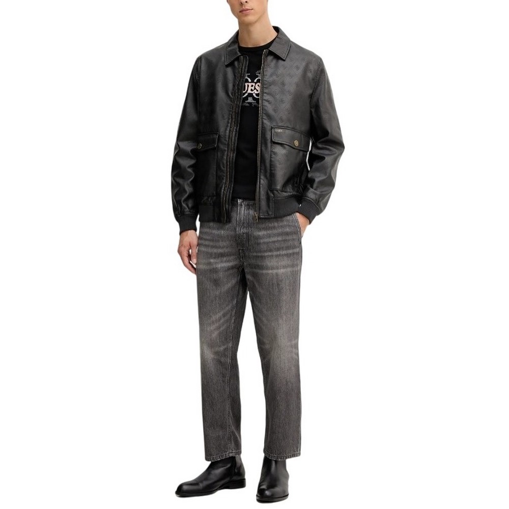 CALVIN KLEIN JEANS EASY FIT TUMBLED BLACK JEAN ΠΑΝΤΕΛΟΝΙ ΑΝΔΡΙΚΟ BLACK