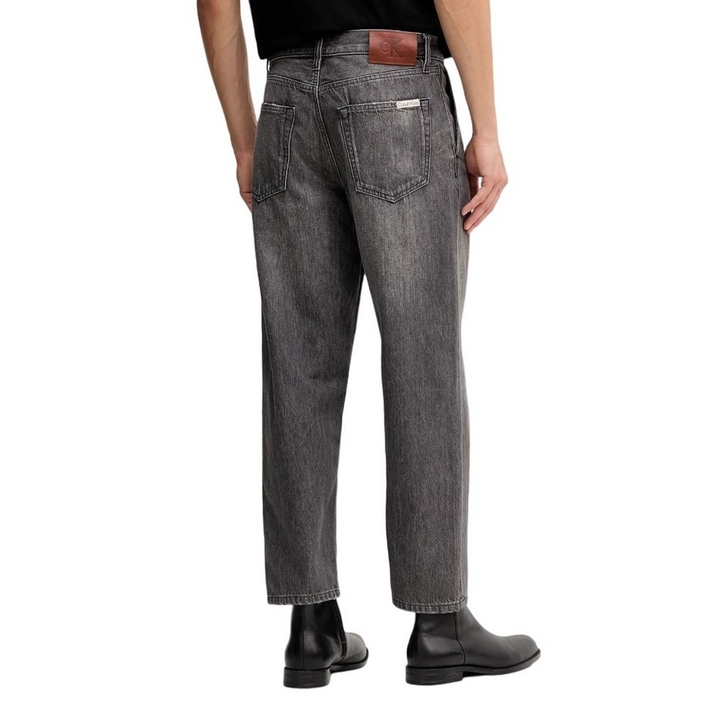 CALVIN KLEIN JEANS EASY FIT TUMBLED BLACK JEAN ΠΑΝΤΕΛΟΝΙ ΑΝΔΡΙΚΟ BLACK