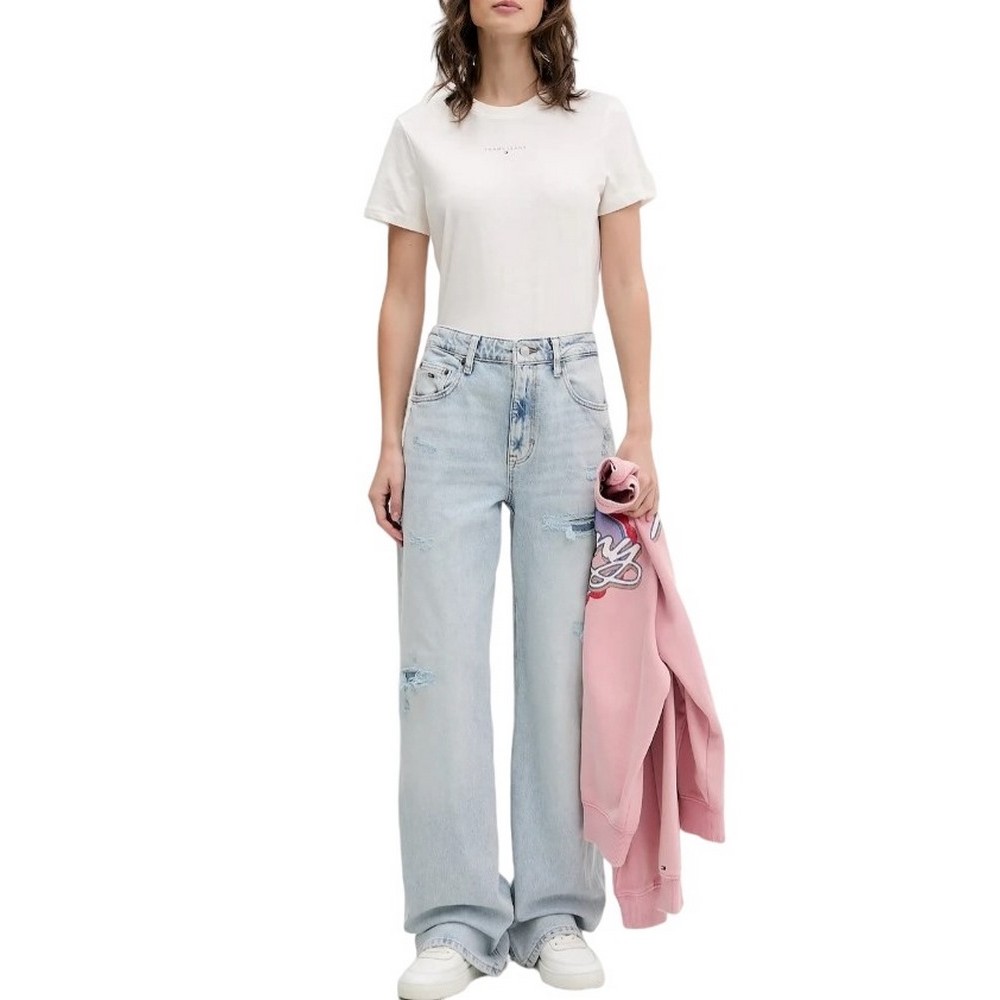 TOMMY JEANS MIA MR RLXD STR DI2118 ΠΑΝΤΕΛΟΝΙ ΓΥΝΑΙΚΕΙΟ DENIM LIGHT