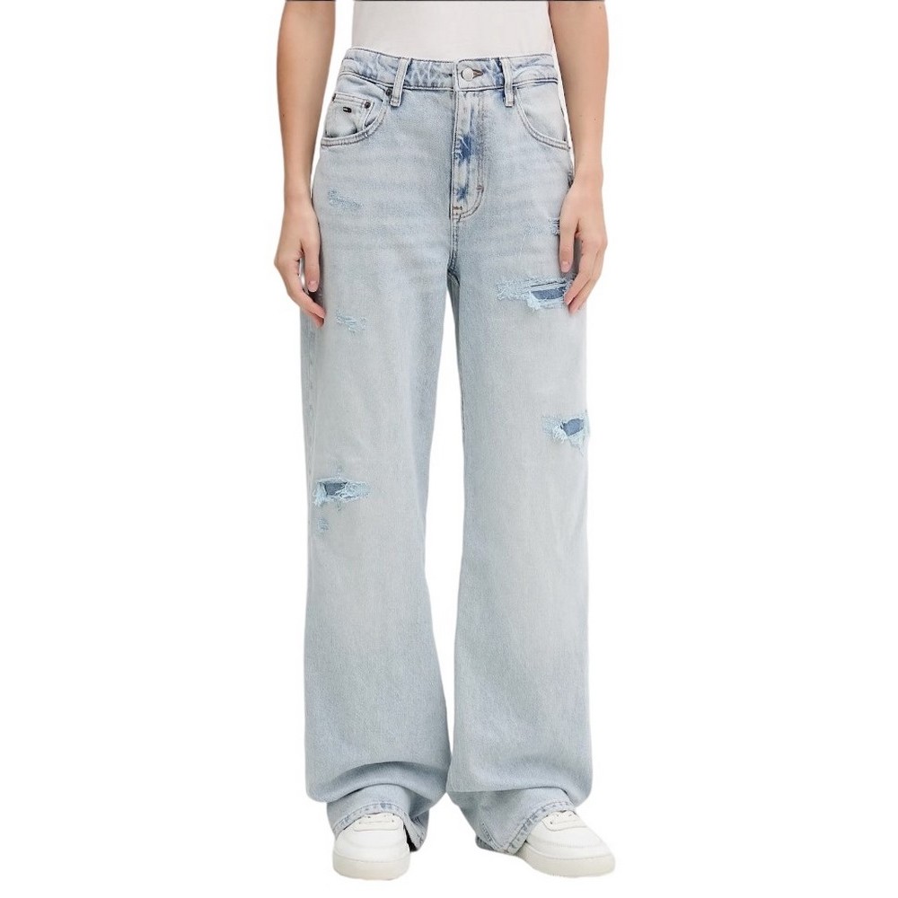 TOMMY JEANS MIA MR RLXD STR DI2118 ΠΑΝΤΕΛΟΝΙ ΓΥΝΑΙΚΕΙΟ DENIM LIGHT