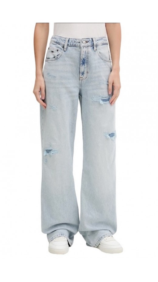 TOMMY JEANS MIA MR RLXD STR DI2118 ΠΑΝΤΕΛΟΝΙ ΓΥΝΑΙΚΕΙΟ DENIM LIGHT