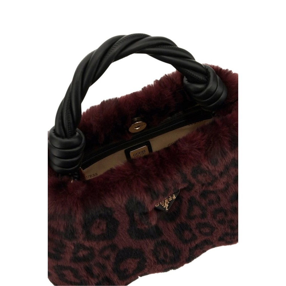 GUESS SHAIDA TOP HANDLE CROSSBODY ΤΣΑΝΤΑ ΓΥΝΑΙΚΕΙΑ WINE