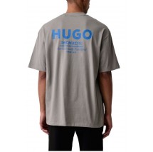 HUGO BOSS NALONO JERSEY T-SHIRT ΜΠΛΟΥΖΑ ΑΝΔΡΙΚΗ GREY