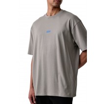 HUGO BOSS NALONO JERSEY T-SHIRT ΜΠΛΟΥΖΑ ΑΝΔΡΙΚΗ GREY