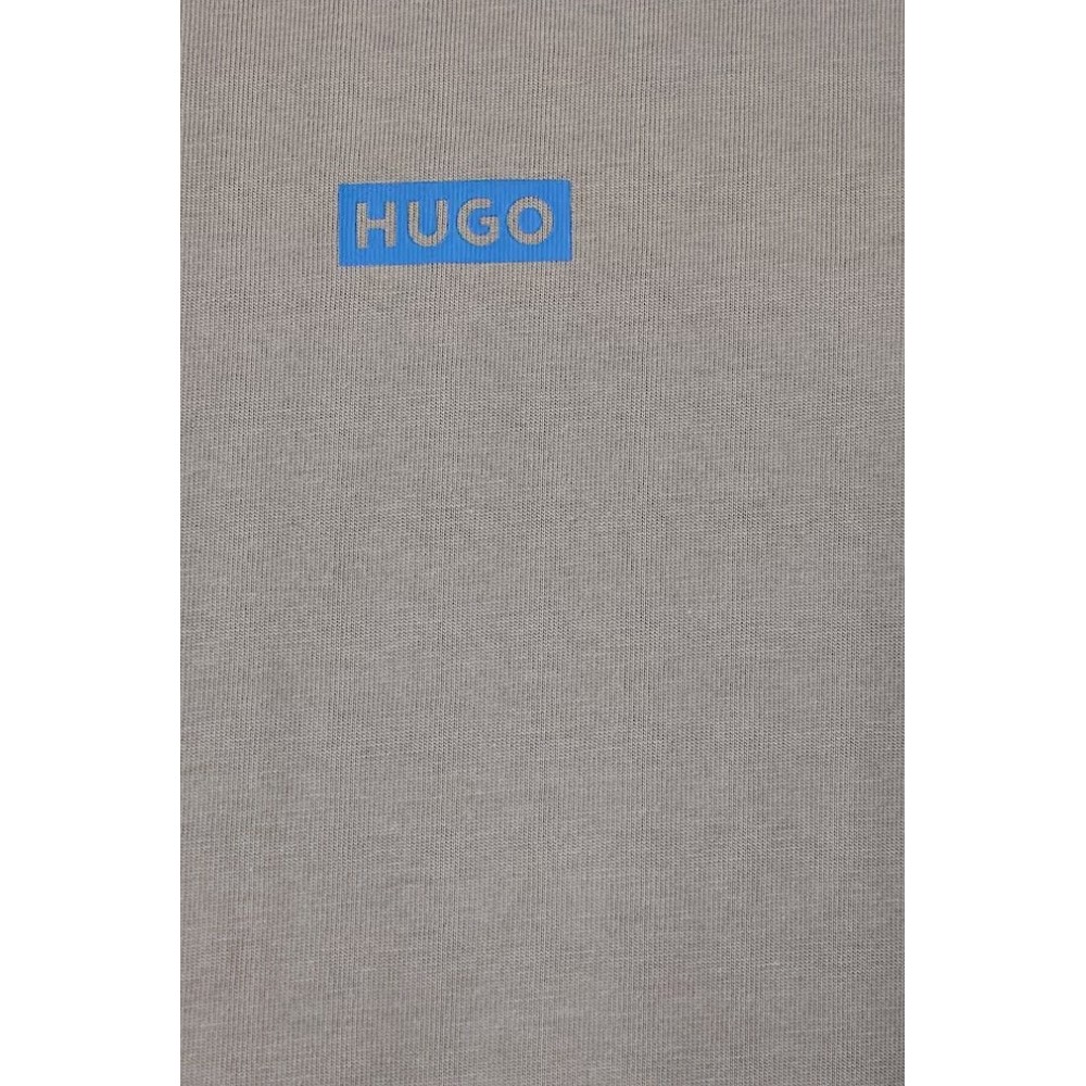 HUGO BOSS NALONO JERSEY T-SHIRT ΜΠΛΟΥΖΑ ΑΝΔΡΙΚΗ GREY