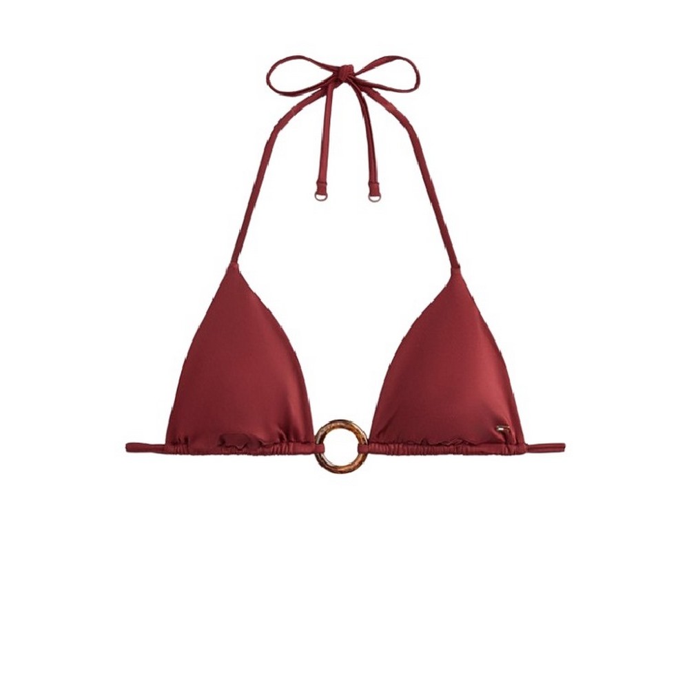 TOMMY HILFIGER TRIANGLE RP ΜΑΓΙΟ ΓΥΝΑΙΚΕΙΟ BORDEAUX