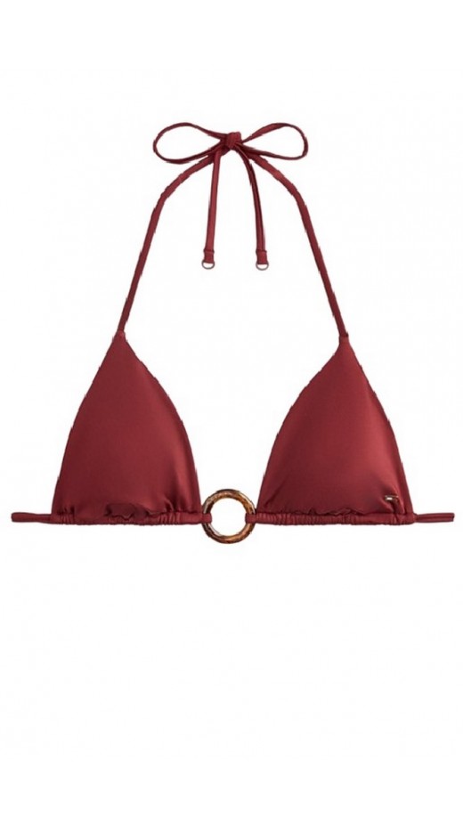 TOMMY HILFIGER TRIANGLE RP ΜΑΓΙΟ ΓΥΝΑΙΚΕΙΟ BORDEAUX