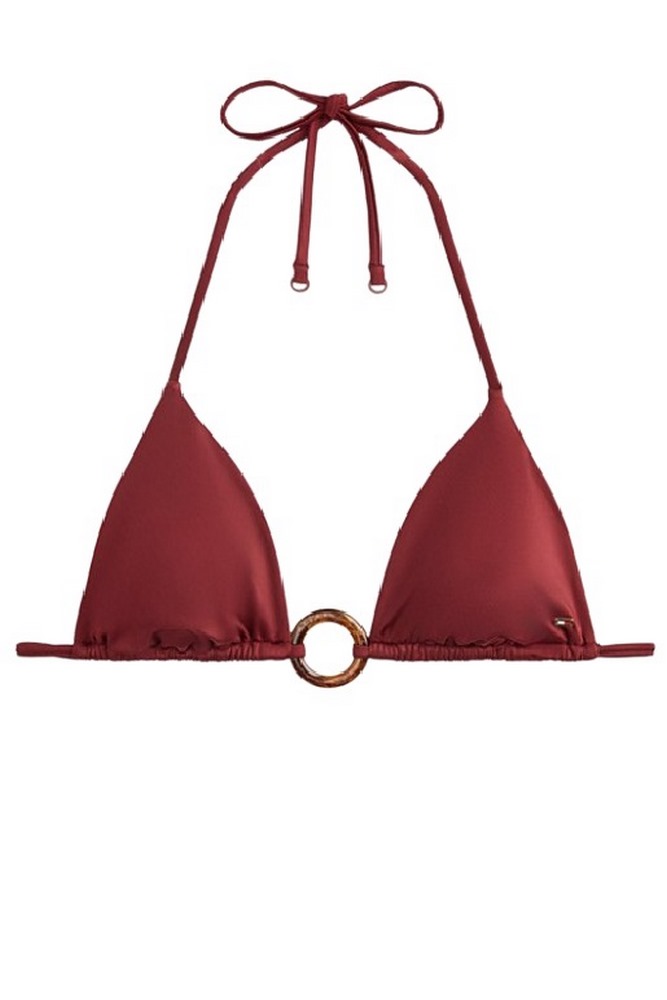 TOMMY HILFIGER TRIANGLE RP ΜΑΓΙΟ ΓΥΝΑΙΚΕΙΟ BORDEAUX