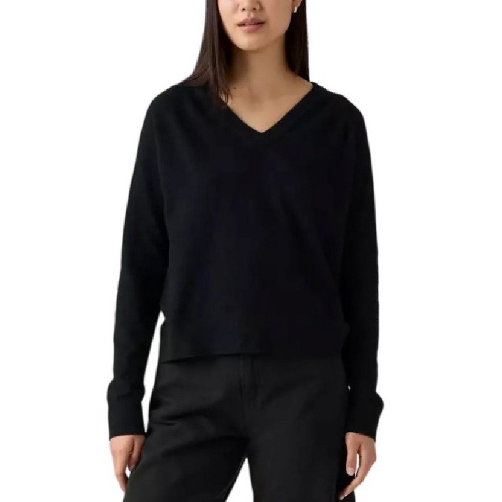 LEVIS® TARA SUPER SOFT VNECK PULLOVER ΠΕΚΤΗ ΜΠΛΟΥΖΑ ΓΥΝΑΙΚΕΙΑ BLACK
