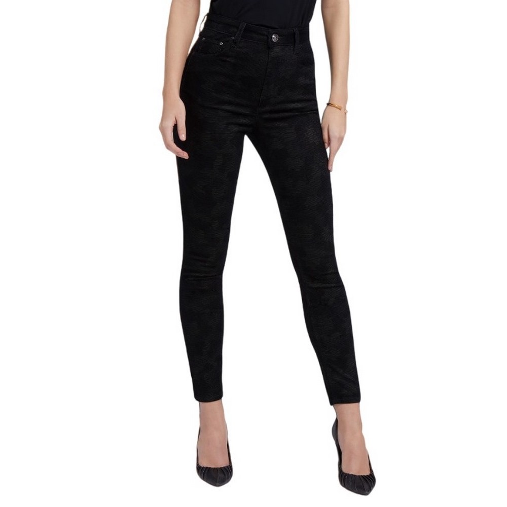 ΠΑΝΤΕΛΟΝΙ SUPER HIGH ΓΥΝΑΙΚΕΙΟ GUESS BLACK DENIM