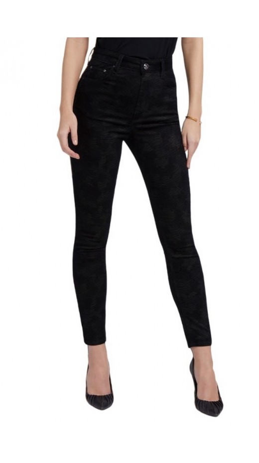 ΠΑΝΤΕΛΟΝΙ SUPER HIGH ΓΥΝΑΙΚΕΙΟ GUESS BLACK DENIM