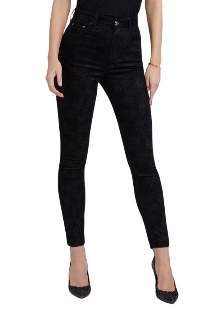 ΠΑΝΤΕΛΟΝΙ SUPER HIGH ΓΥΝΑΙΚΕΙΟ GUESS BLACK DENIM