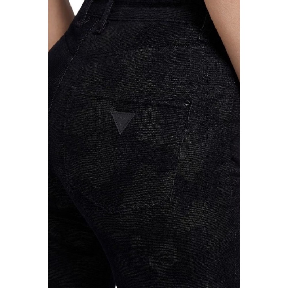 ΠΑΝΤΕΛΟΝΙ SUPER HIGH ΓΥΝΑΙΚΕΙΟ GUESS BLACK DENIM