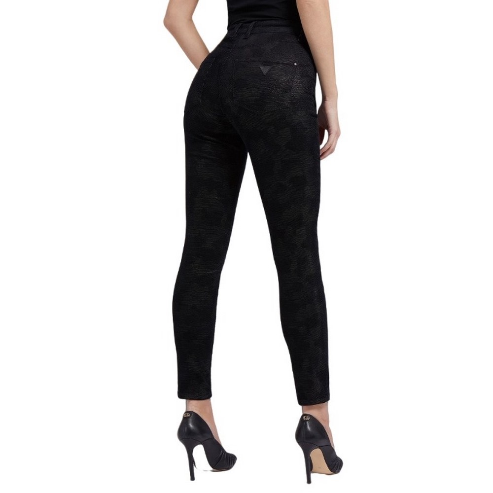 ΠΑΝΤΕΛΟΝΙ SUPER HIGH ΓΥΝΑΙΚΕΙΟ GUESS BLACK DENIM