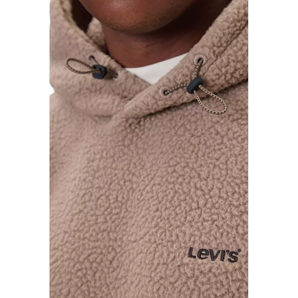 LEVIS® COZY UP HOODIE ΦΟΥΤΕΡ ΜΠΛΟΥΖΑ ΑΝΔΡΙΚΗ BEIGE