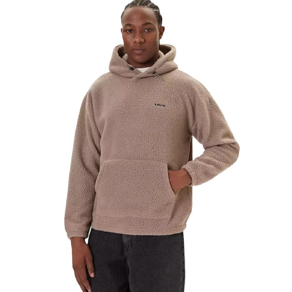 LEVIS® COZY UP HOODIE ΦΟΥΤΕΡ ΜΠΛΟΥΖΑ ΑΝΔΡΙΚΗ BEIGE