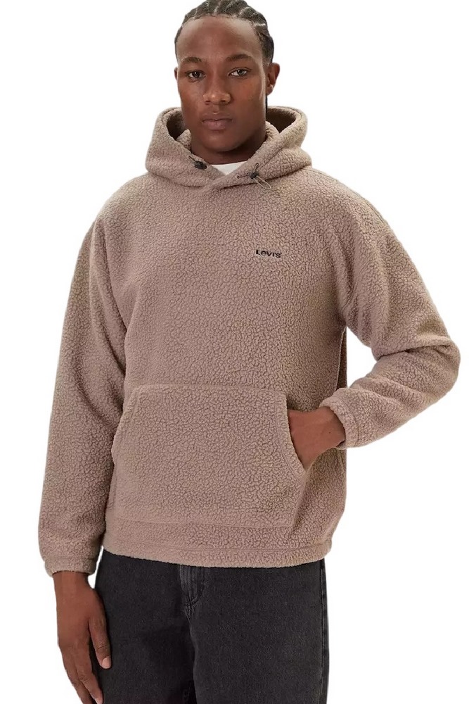 LEVIS® COZY UP HOODIE ΦΟΥΤΕΡ ΜΠΛΟΥΖΑ ΑΝΔΡΙΚΗ BEIGE