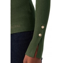 GUESS VN ELLIE CARDI SWTR ΖΑΚΕΤΑ ΓΥΝΑΙΚΕΙΑ MILITARY GREEN
