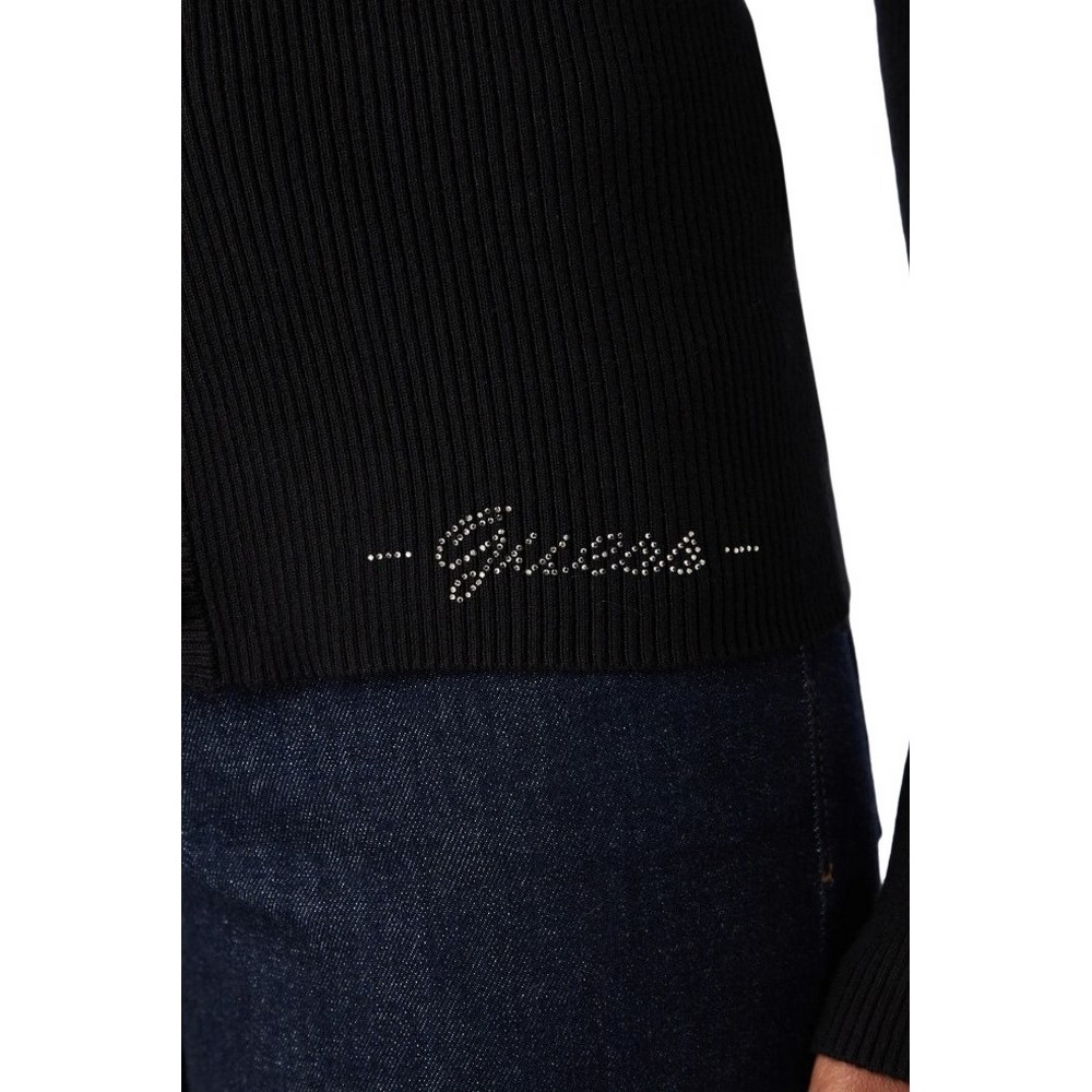 GUESS VN ELLIE CARDI SWTR ΖΑΚΕΤΑ ΓΥΝΑΙΚΕΙΑ BLACK