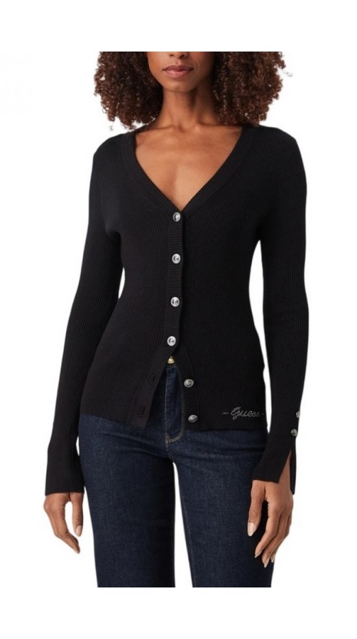 GUESS VN ELLIE CARDI SWTR ΖΑΚΕΤΑ ΓΥΝΑΙΚΕΙΑ BLACK