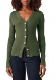 GUESS VN ELLIE CARDI SWTR ΖΑΚΕΤΑ ΓΥΝΑΙΚΕΙΑ MILITARY GREEN