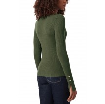 GUESS VN ELLIE CARDI SWTR ΖΑΚΕΤΑ ΓΥΝΑΙΚΕΙΑ MILITARY GREEN