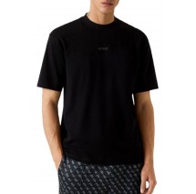 GUESS GIANO CN T-SHIRT ΜΠΛΟΥΖΑ ΑΝΔΡΙΚΗ BLACK