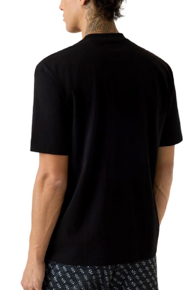 GUESS GIANO CN T-SHIRT ΜΠΛΟΥΖΑ ΑΝΔΡΙΚΗ BLACK