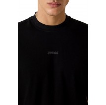 GUESS GIANO CN T-SHIRT ΜΠΛΟΥΖΑ ΑΝΔΡΙΚΗ BLACK