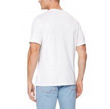 GUESS JEANS SS CN SLIM PRINTED TEE T-SHIRT ΜΠΛΟΥΖΑ ΑΝΔΡΙΚΗ WHITE