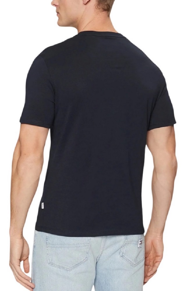 GUESS JEANS SS CN SLIM PRINTED TEE T-SHIRT ΜΠΛΟΥΖΑ ΑΝΔΡΙΚΗ DARK NAVY