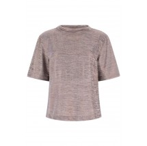 GUESS SPERANZA LOGO METALLIC TOP ΤΟΠ ΜΠΛΟΥΖΑ ΓΥΝΑΙΚΕΙΑ ROSE