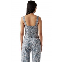 LEVIS SCULPTED BUSTIER 001W40001 WORN IN ΤΟΠ ΓΥΝΑΙΚΕΙΟ MED INDIGO