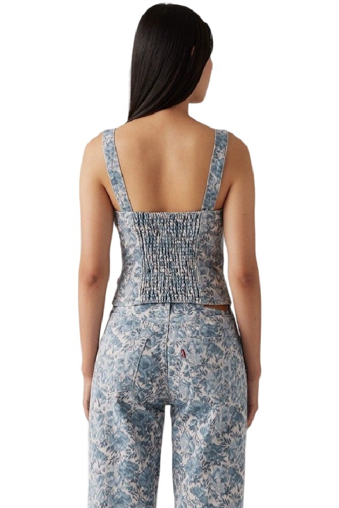 LEVIS SCULPTED BUSTIER 001W40001 WORN IN ΤΟΠ ΓΥΝΑΙΚΕΙΟ MED INDIGO
