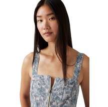 LEVIS SCULPTED BUSTIER 001W40001 WORN IN ΤΟΠ ΓΥΝΑΙΚΕΙΟ MED INDIGO
