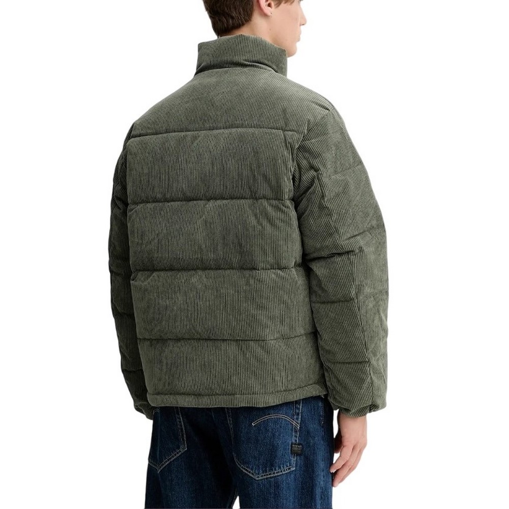 TOMMY JEANS VAIL CORD PUFFER EXT ΜΠΟΥΦΑΝ ΑΝΔΡΙΚΟ GREEN