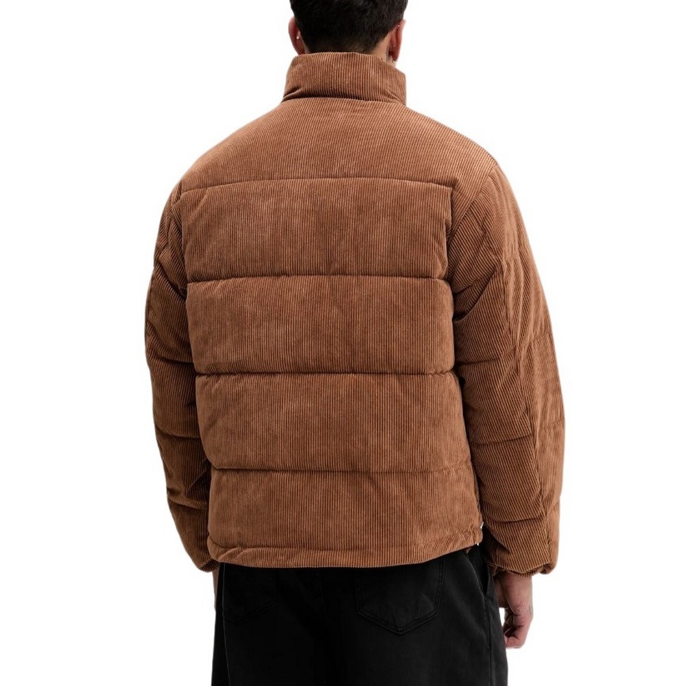 TOMMY JEANS VAIL CORD PUFFER EXT ΜΠΟΥΦΑΝ ΑΝΔΡΙΚΟ BROWN
