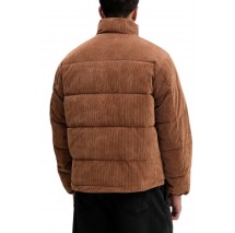 TOMMY JEANS VAIL CORD PUFFER EXT ΜΠΟΥΦΑΝ ΑΝΔΡΙΚΟ BROWN